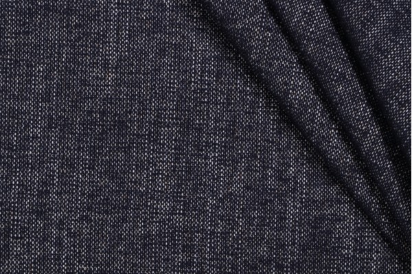 Walsh Woven Chenille Upholstery Fabric in Midnight Blue