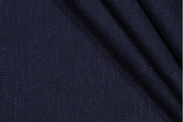 Shiro Linen Woven Upholstery Fabric in Indigo