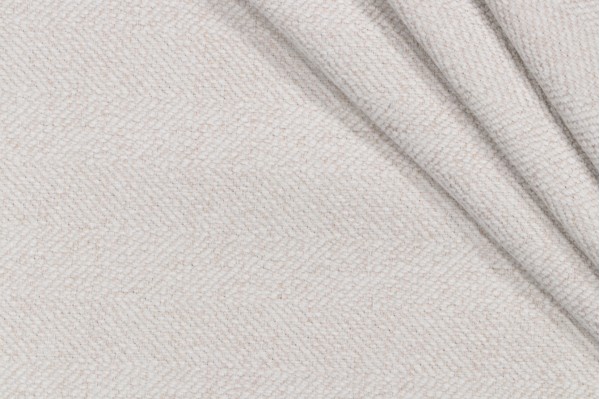 Bartolini Woven Chenille Upholstery Fabric in Ivory