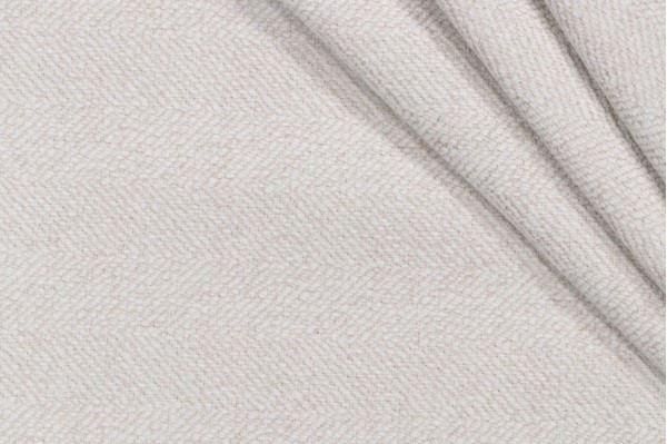 Bartolini Woven Chenille Upholstery Fabric in Ivory