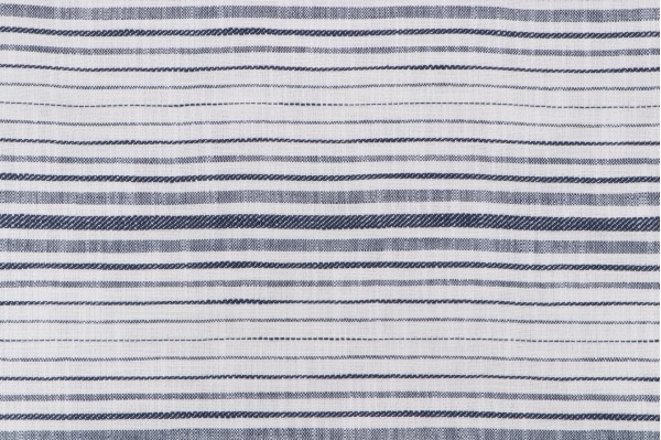 Bachelors Stripe Woven Decorator Fabric in Indigo