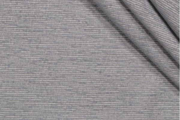 Comfort Woven Solution Dyed Acrylic Chenille Outdoor Fabric in Silver