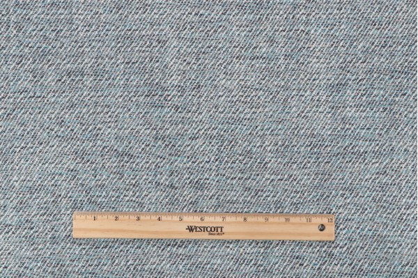 Emilia Woven Upholstery Fabric in Blue Spruce