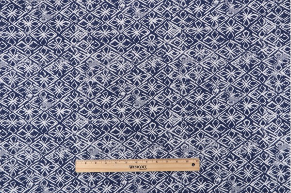 Garble 26870 Woven Solution Dyed Acrylic Outdoor Fabric in Navy