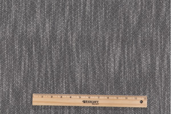 Bennet Woven Upholstery Fabric in Onyx