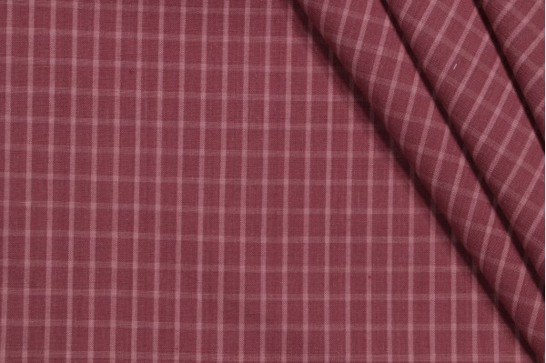 Scalamandre Check Woven Decorator Fabric in Mauve 