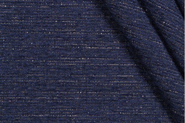 Crypton Bailey High Performance Woven Chenille Upholstery Fabric in Sapphire