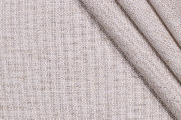 Crypton Orta High Performance Woven Upholstery Fabric in Flax