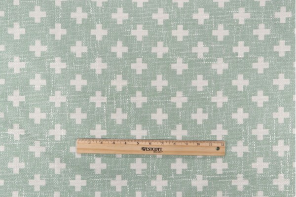 Sample of Novogratz Umbria Printed Chenille Decorator Fabric in Sage 