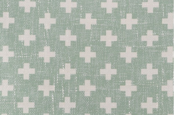 Sample of Novogratz Umbria Printed Chenille Decorator Fabric in Sage 