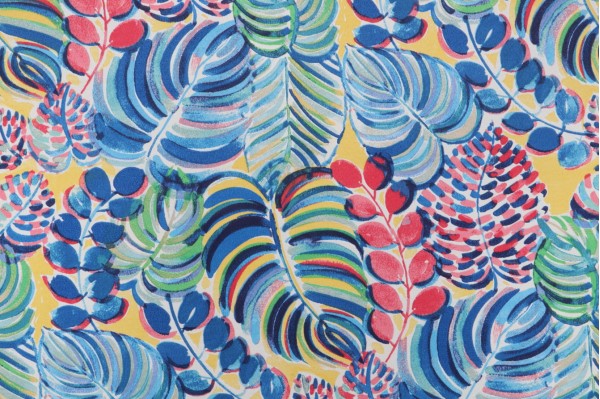 PK Lifestyles Beach Access Printed Polyester Outdoor Fabric in Calypso 