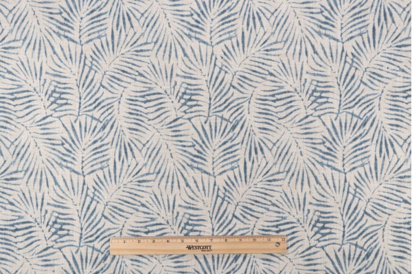 P Kaufmann Palmira Printed Polyester Drapery Fabric in Marina 