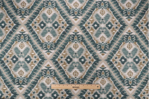 Click for P Kaufmann Sparta Printed Cotton Drapery Fabric in Parrot  P Kaufmann Sparta Printed Cotton Drapery Fabric in Parrot