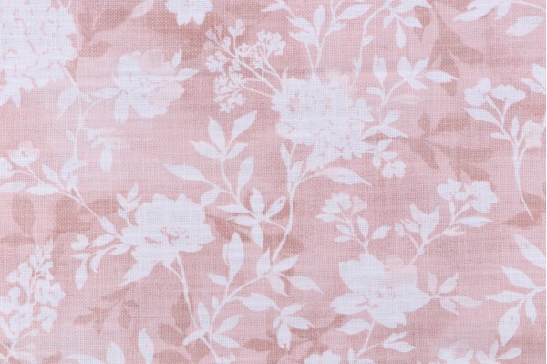 Sample of Covington First Light Printed Cotton Blend Drapery Fabric in 71-Bella Pink 