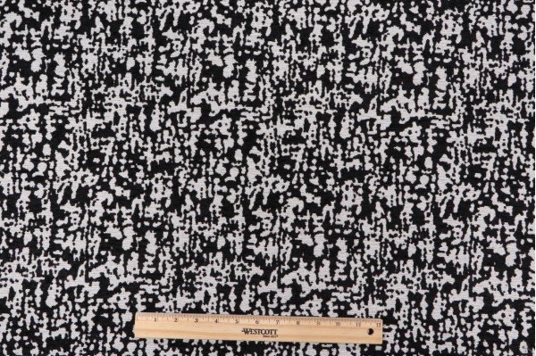 Covington New Modisette Woven Chenille Upholstery Fabric in 916-Ebony/Ivory 
