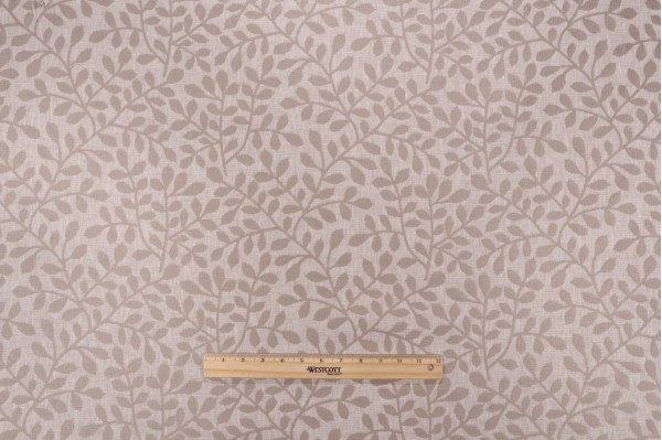 Sample of Covington Vines Woven Upholstery Fabric in 65-Jute 