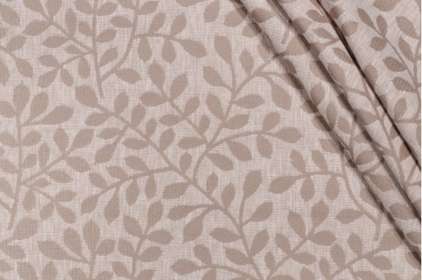 Sample of Covington Vines Woven Upholstery Fabric in 65-Jute 