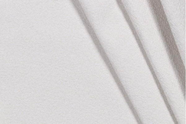 Sample of Covington Space Age Felt-Backed Upholstery Fabric in 130-White 