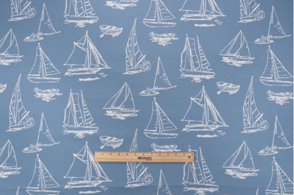 Covington Below Deck Woven Upholstery Fabric in 511-Dream Blue 