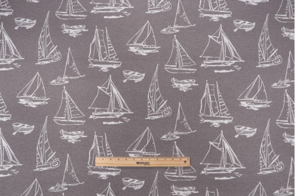 Covington Below Deck Woven Upholstery Fabric in 915-Urban Grey 