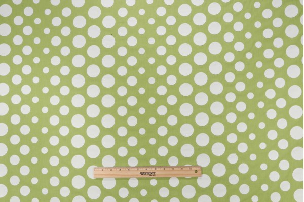 Sample of Hilary Farr Cirque Du Hilary Applique Embroidered Drapery Fabric in 200-Avocado for Covington 