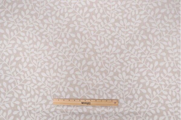 Sample of Covington Vines Woven Upholstery Fabric in 196-Linen 