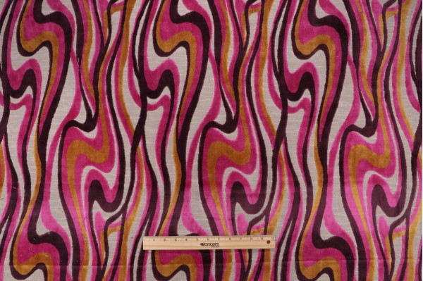 Covington Sway Velvet Upholstery Fabric in 722-Fuchsia 