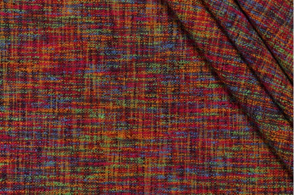 Sample of Covington Ecstasy Woven Upholstery Fabric in 100-Multi 
