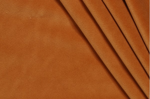 Covington Ozone Velvet Upholstery Fabric in 323-Mango 