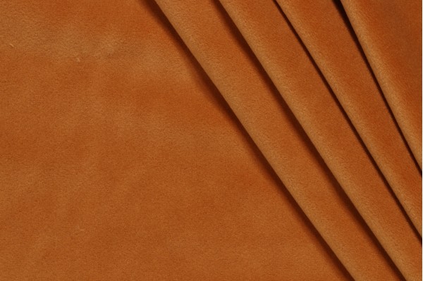Covington Ozone Velvet Upholstery Fabric in 323-Mango 