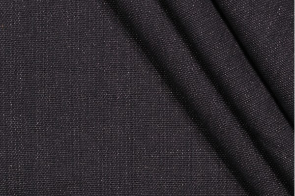 Sample of Covington Glynn Linen Decorator Fabric in 99-Charcoal Grey 