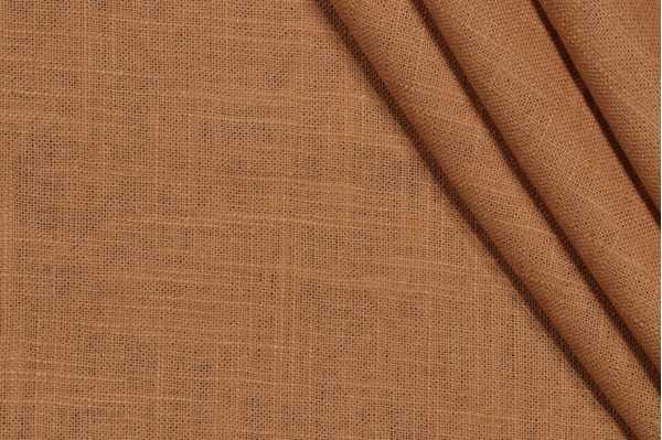 Covington Jefferson Linen Woven Drapery Fabric in 610-Toffee 