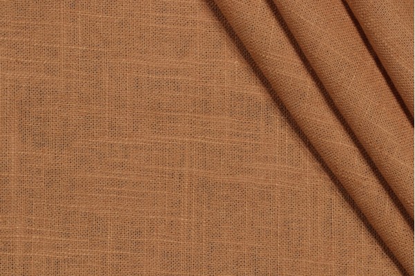 Covington Jefferson Linen Woven Drapery Fabric in 610-Toffee 