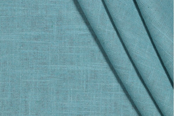 Covington Jefferson Linen Woven Drapery Fabric in 507-Aquarius 