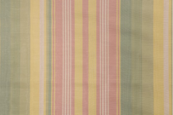 Scalamandre Stripe Printed Drapery Fabric in Pastel