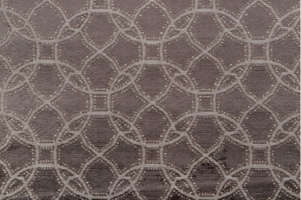 PK Lifestyles Lavish Grospoint Velvet Upholstery Fabric in Charcoal
