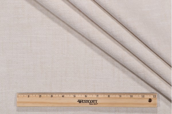 Valdese Weavers Performance Chenille Upholstery Fabric in Washed Buff