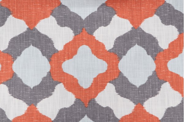 Cain Printed Drapery Fabric in Multi