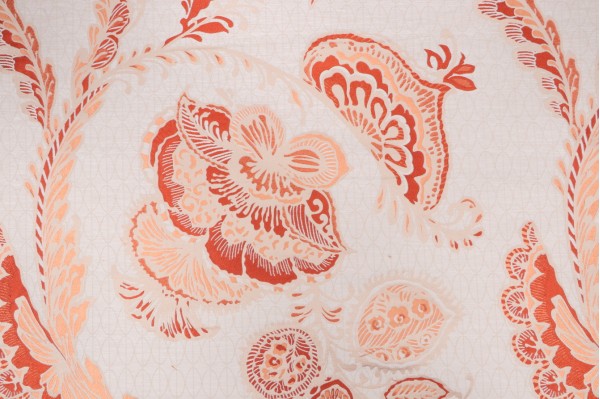 Click for 1 Yards Waltham Tapestry Upholstery Fabric in Coral Waltham Tapestry Upholstery Fabric in Coral