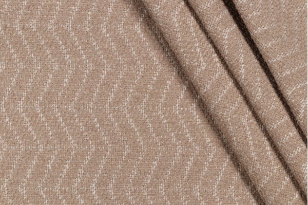 Nordic Woven Upholstery Fabric in Sand