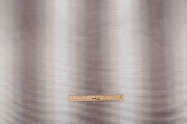 Ketner Stripe Woven Upholstery Fabric in Stone