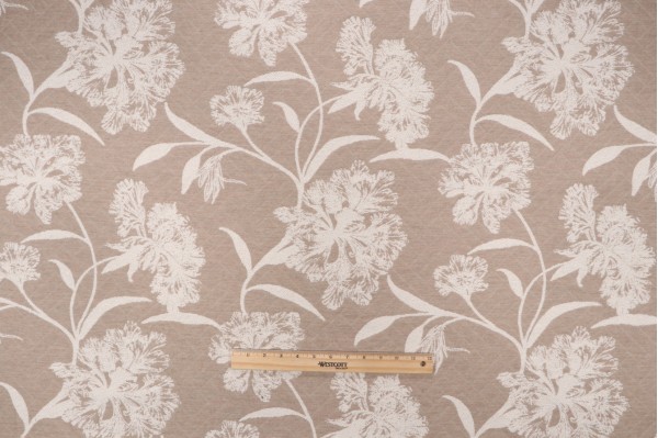 Joyful Matelasse Upholstery Fabric in Linen
