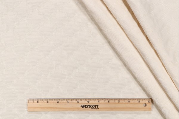 Dozier Woven Chenille Upholstery Fabric in Natural