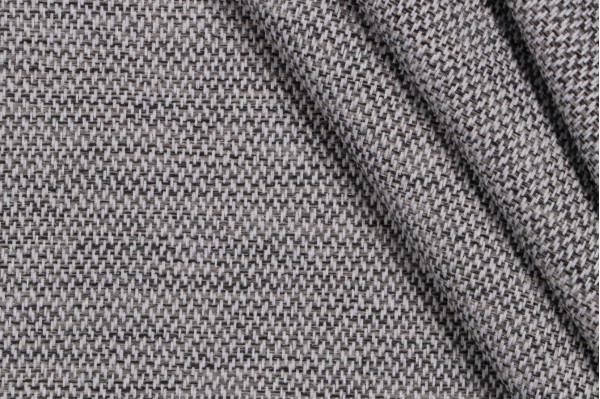 Sample of Magnolia Home Indo Woven Upholstery Fabric in Charcoal 