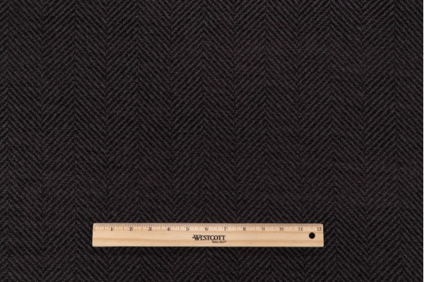 Howell Woven Chenille Upholstery Fabric in Char