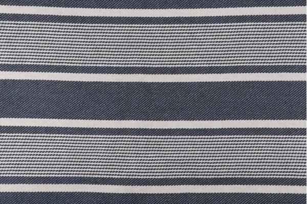 Stripe Woven Upholstery Fabric in Midnight Blue