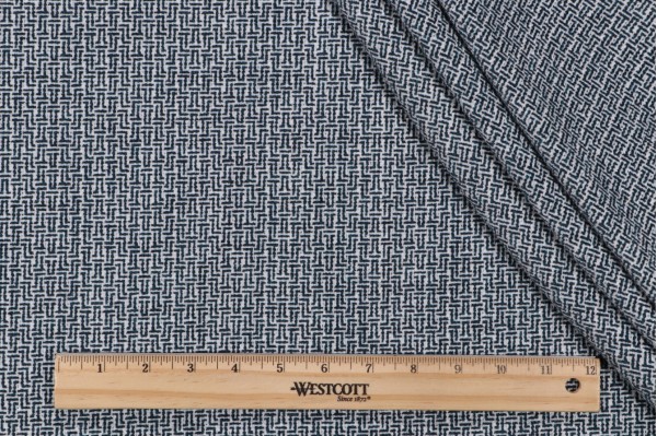 Click for 2.13 Yards Fabricut Woven Chenille Outdoor Fabric in Indigo Fabricut Woven Chenille Outdoor Fabric in Indigo