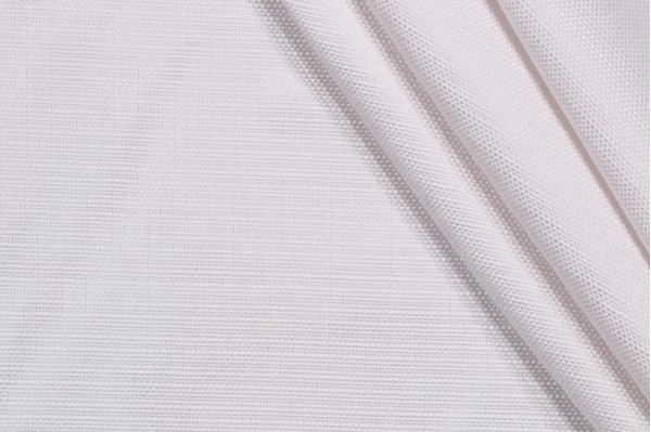 Tilly Woven Outdoor Fabric in White
