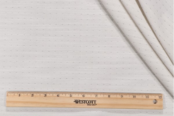 Drift Spot Woven Polyester Outdoor Fabric in Silver