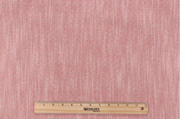 Catskill Woven Upholstery Fabric in Flamingo